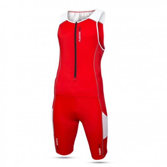 Fusion Multisport trisuit rood 1032-RED